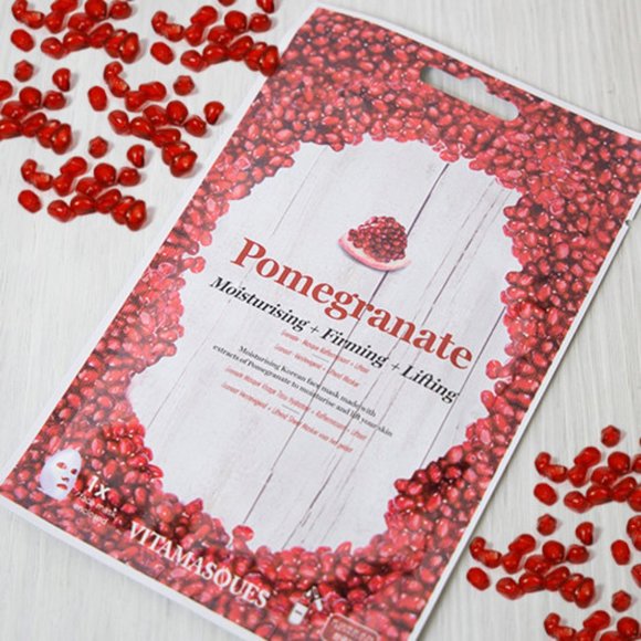 VITAMASQUE | Pomegranate Face Mask (Pack of 10) - Picture 2 of 9
